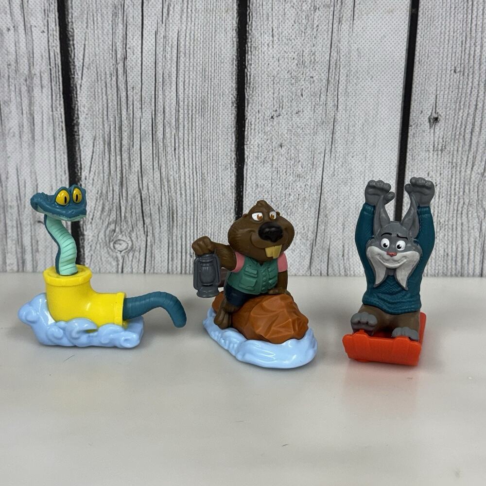Lot of 4 McDonald’s Zootopia 2 Happy Meal Toys Figures